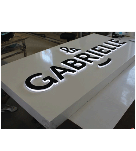 Illuminated 3D Lettering
